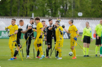 Заступник начальника курсу ННЕКІ НАВС Дмитро Верескун відзначився в чемпіонаті України з ампфутболу Фото