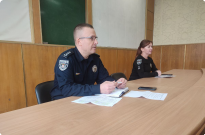 Стажування в Нацполіції та участь у розслідуваннях воєнних злочинів: зустріч проректора НАВС із випускниками-криміналістами Фото