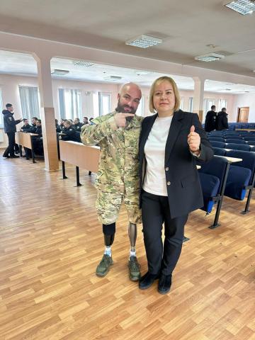 Курсанти ННЕКІ зустрілися із представниками Грузинського національного легіону